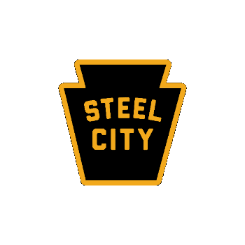 Pittsburgh Keystone Sticker by Steel City Brand