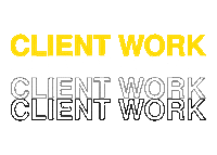 Work Clients Sticker by For The Optics