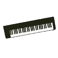 Keyboard Bop Sticker by BOP-BrassOrchestraProject