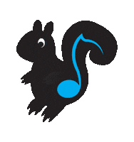Watching Music Note Sticker by SoundSquirrel