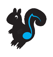Music Note Spinning Sticker by SoundSquirrel