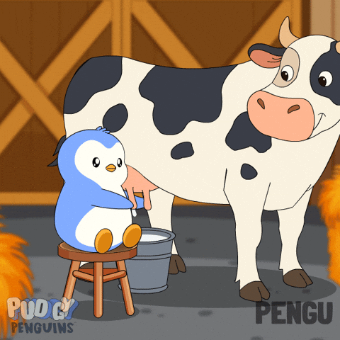 Penguin Milk GIF by Pudgy Penguins