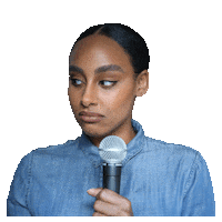 Black Girl What Sticker by Delina Medhin