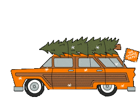 Christmas Car Sticker by The Home Depot