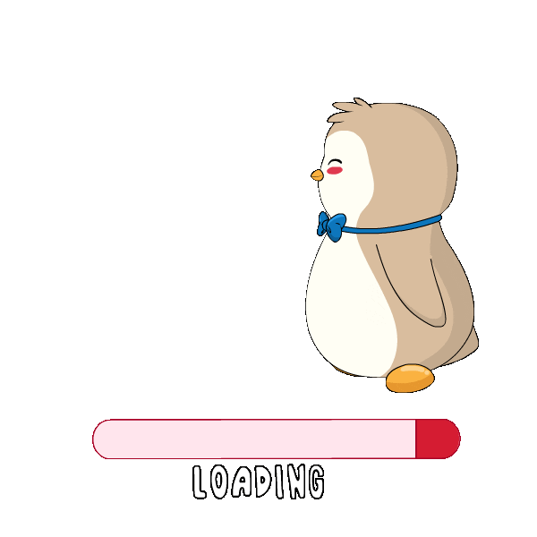 Bar Waiting Sticker by Pudgy Penguins