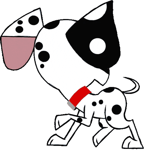 101 Dalmatians Dog Sticker