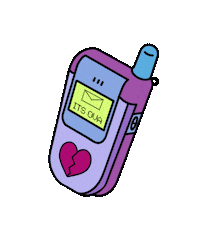 Break Up Heart Sticker by KELLYERICA.ART