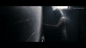 evil dead hot shower GIF