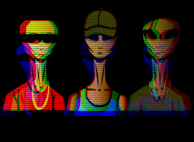 alienentertain art music artist alien GIF