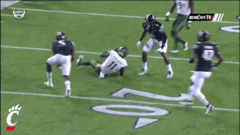 cincinnati bearcats celebration GIF by University of Cincinnati Football