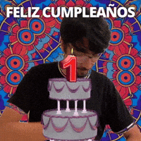¡Feliz 1.º cumpleaños!