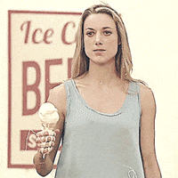 dripping ice cream GIF