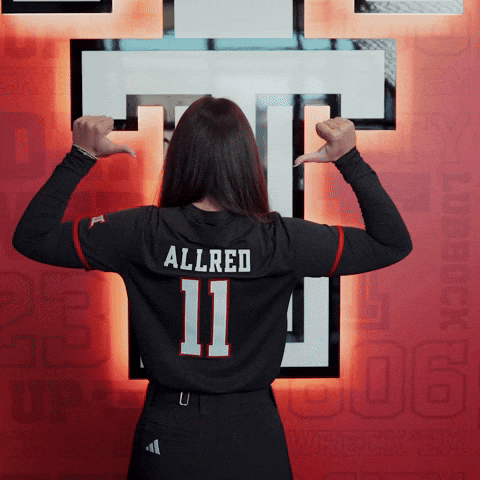 Lauren Allred GIF by Texas Tech Softball
