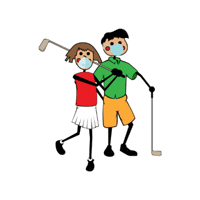 Golf Sticker by Hogar del Niño