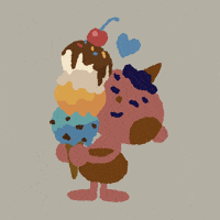 Chocolate Mint Illustration GIF