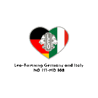 Germany Italy Sticker by Leo Club Italia
