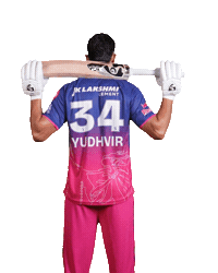 Halla Bol Pink Sticker by Rajasthan Royals