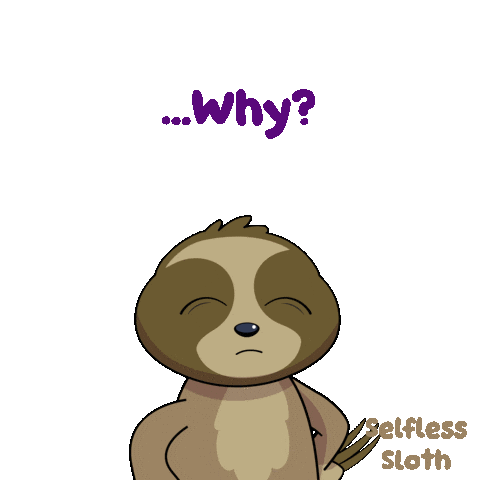 Sloth Sticker by VeeFriends
