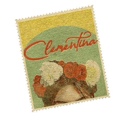 Clementina Sticker by Mimosas by the sun