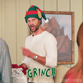 aborddelimpala giphyupload christmas jared padalecki walker GIF