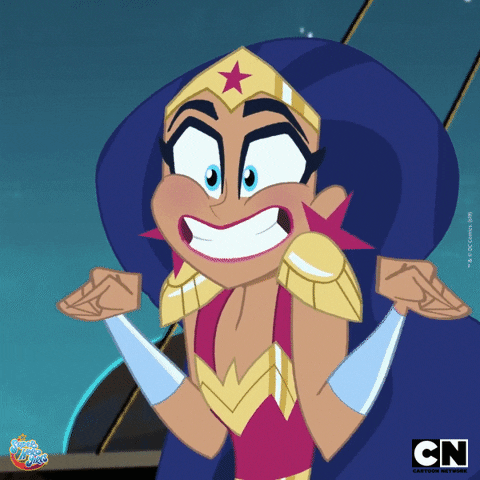 Happy Wonder Woman GIF by DC