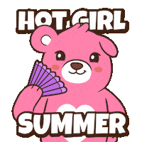 Sweating Teddy Bear Sticker by BEARISH