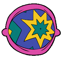 Star Tripping Sticker by Golden Wolf