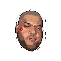 ADL0784 ilustracion retrato adl0784 Sticker