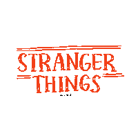 stranger things netflix Sticker