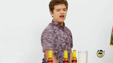 Stranger Things Wings GIF by First We Feast: Hot Ones