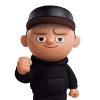 Friendship Fist Bump Sticker by OneFootball Heads