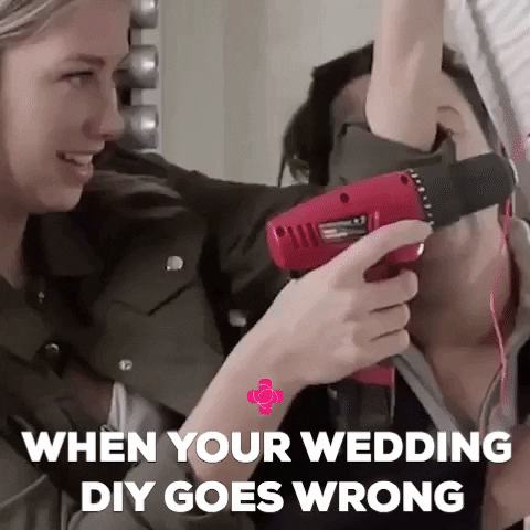 do it yourself diy GIF by Wedding Rescue