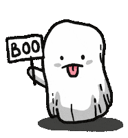 fabianwolfram halloween scary ghost creepy Sticker