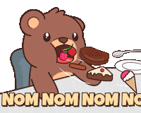 Hungry Fast Food Sticker by BEARISH