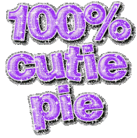 Cutie Glittery Sticker