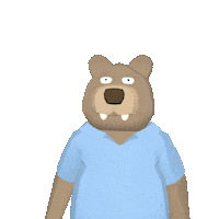 3D Bear Sticker by jjjjjohn