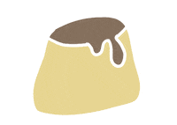 Pudding ぷりん Sticker
