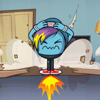 Make It Stop Next Level GIF by bad egg co