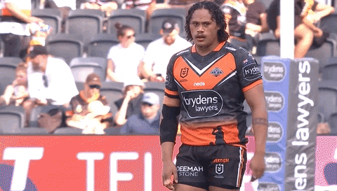 Breathing GIF by Wests Tigers