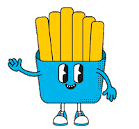 Papas Fritas Fries Sticker by Ehbro