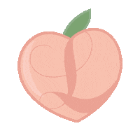 peachly-de animation illustration peach handdrawing Sticker