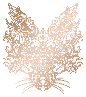 PaleFox fox flowers pop champagne Sticker