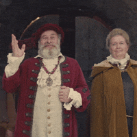 WaitroseAndPartners christmas hello wave royal GIF
