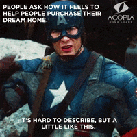 Dream Home Marvel GIF by Acopia Home Loans