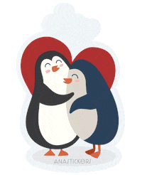 In Love Hug Sticker by Ana Armendariz