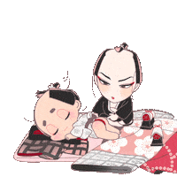 shu-cream oshiri ツンツン 百と卍 momomancomics Sticker