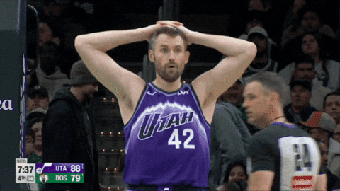 utahazz giphygifmaker utah jazz kevin love utahjazz GIF