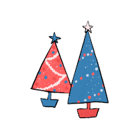 HandmadeinNorway christmas xmas navidad tree Sticker