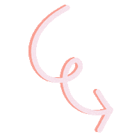designbyilona pink look arrow next Sticker
