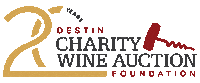 20Th Sticker by Destin Charity Wine Auction Foundation